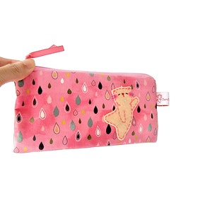 Cute Pencil Case, Cat Pencil Case, Pencil Case, Pencil Bag, Fabric Pencil Pouch, Cat Pencil Pouch, Zipper Pouch, Children Gift, Cat