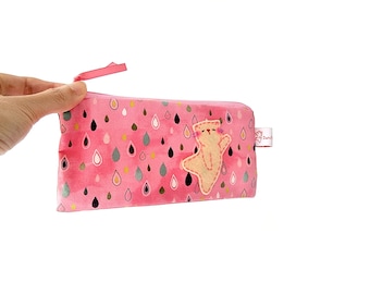 Cute Pencil Case, Cat Pencil Case, Pencil Case, Pencil Bag, Fabric Pencil Pouch, Cat Pencil Pouch, Zipper Pouch, Children Gift, Cat