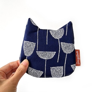 Katzenkopf Geldbörse für Frauen - süßes Katzengesicht Portemonnaie, Kitty förmige Beutel, feminines Katzengeschenk - stylisches Katzen Accessoire, Geschenk für Katzenliebhaber