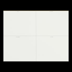 blocco note minimalista per oggi, settimana, mese e dopo