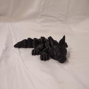 3D Printed Wolf . Articulated Wolf .