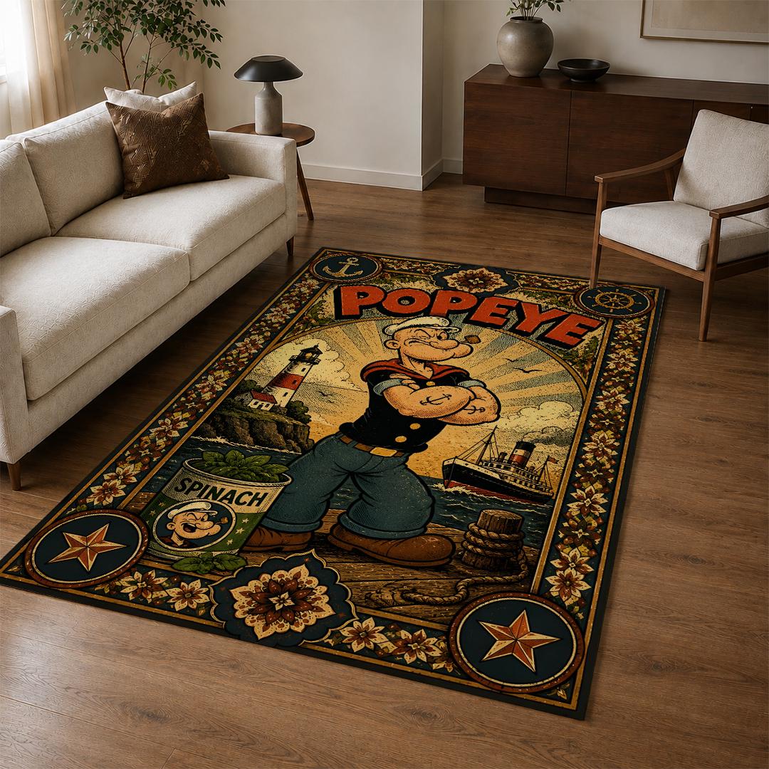 Popeye Rug - Etsy