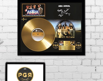 Abba Gold Record – Framed Vinyl Wall Art – Retro Music Gift
