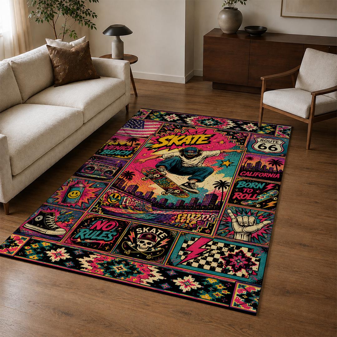 Skateboard Rug - Etsy