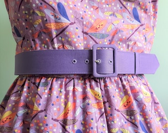 1.5 inch custom belt  with matching fabric covered buckle in many colors, handmade belt, custom made belt, custom fabric or colors