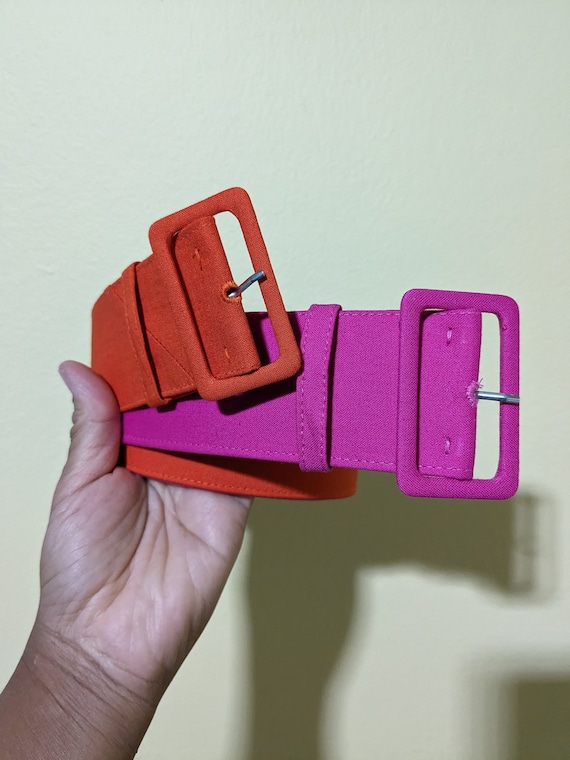 Wide red cheap belt