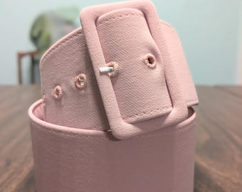 Custom Suiting Fabric Belt • Retro Dress Belt, Made to Your Waist