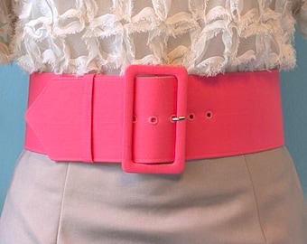 Custom Fabric Belt • 3" Wide, Made to Your Waist