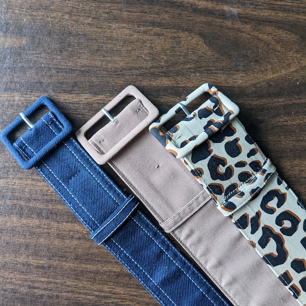 Fabric Belt Etsy