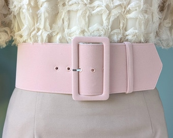Custom Suiting Fabric Belt • Retro Dress Belt, Made to Your Waist