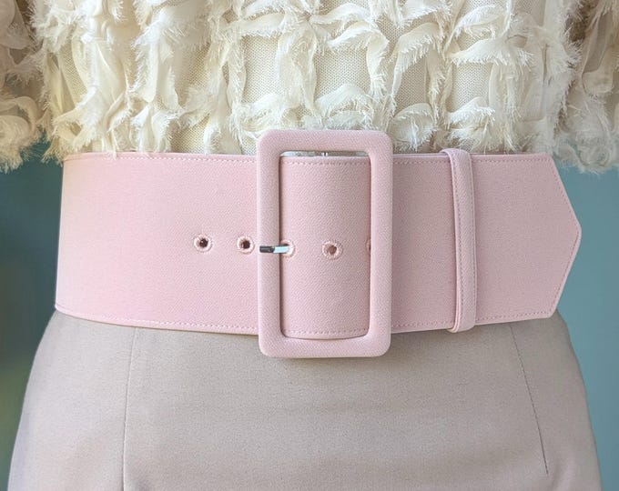 Custom Suiting Fabric Belt • Retro Dress Belt, Made to Your Waist