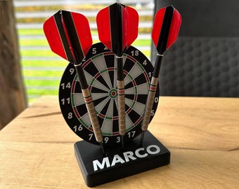 Dartpfeil Ständer 3D - Dart Stand Personalisiert mit Name