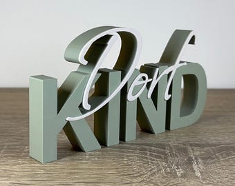 Dorfkind 3D Schriftzug  - Aufsteller - Deko Schrift