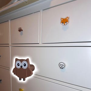 Schrank Griffe Tiere fürs Kinderzimmer Tier-Knöpfe