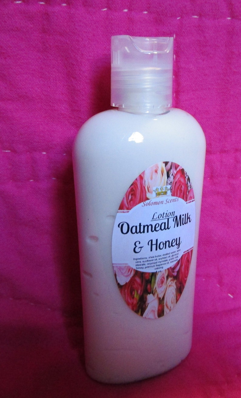 Oatmeal Milk and Honey Shea Butter Goats Milk Honey Lotion Etsy