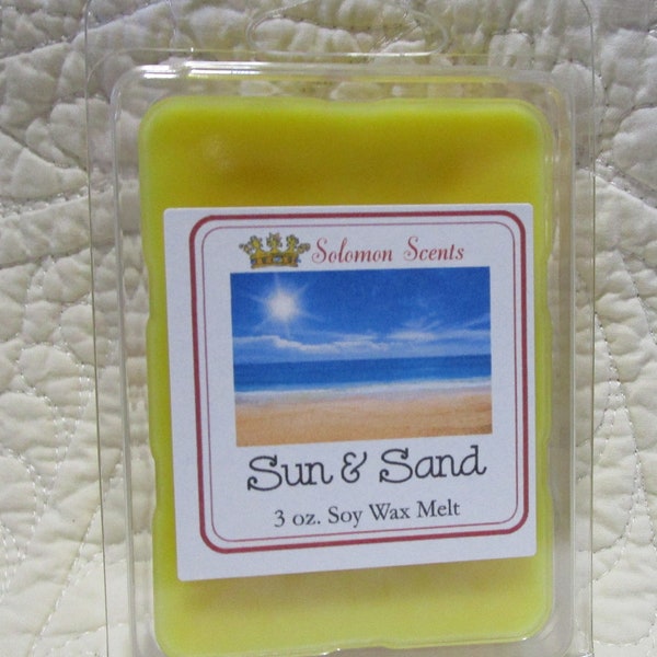 Sun and Sand Soy Wax Melt