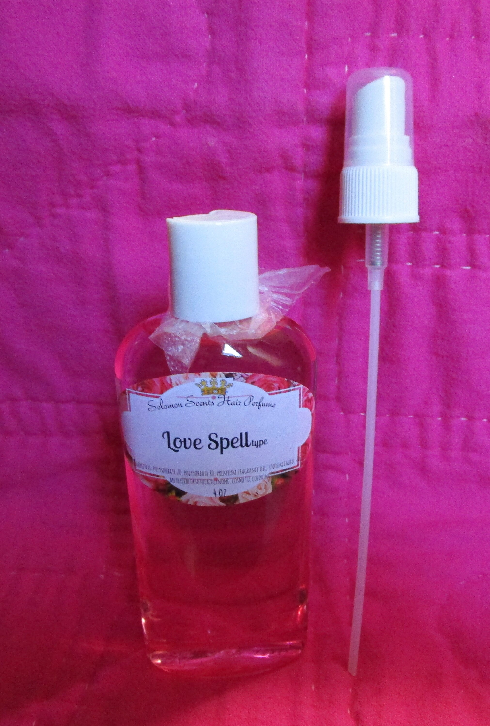 Love Spell Type Hair Perfume Spray - Etsy Love Spell Type Hair Perfume Spray - Etsy