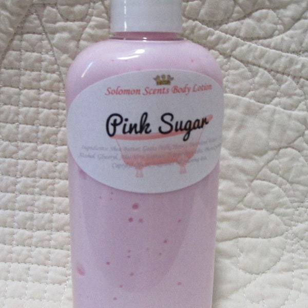 Pink Sugar type Shea Butter Goats Milk Honey Lotion
