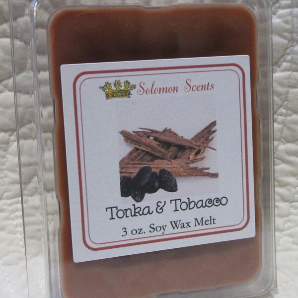 Tonka & Tobacco Soy Wax Melt