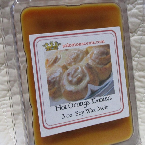 Hot Orange Danish Soy Wax Melt