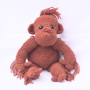 Crochet Orangutan Pattern: Amigurumi Monkey PDF