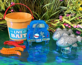 Gone Fishing Gift Soap Set - 12 oz., 7 Soaps- Handmade Fathers Day Gift