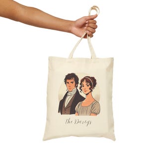 CafePress Mr. Darcy Close Up Tote Bag - Natural Canvas Reusable Shopping Bag (Two Sizes)