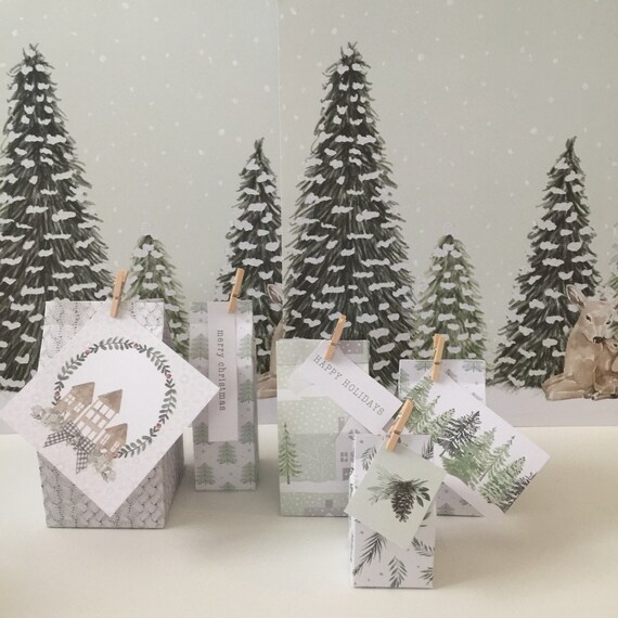Advent Calendar Kit Advent Calendar Kit Christmas Favor Milk | Etsy