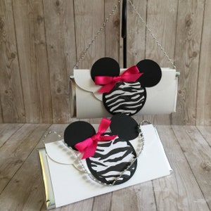 Chocolate Bar Purse Clutch Bag Chocolate Bar Wrappers Minnie Mouse Bridal Shower Bachelorette Birthday Candy Favor 1.55oz Candy Purse (HB5)