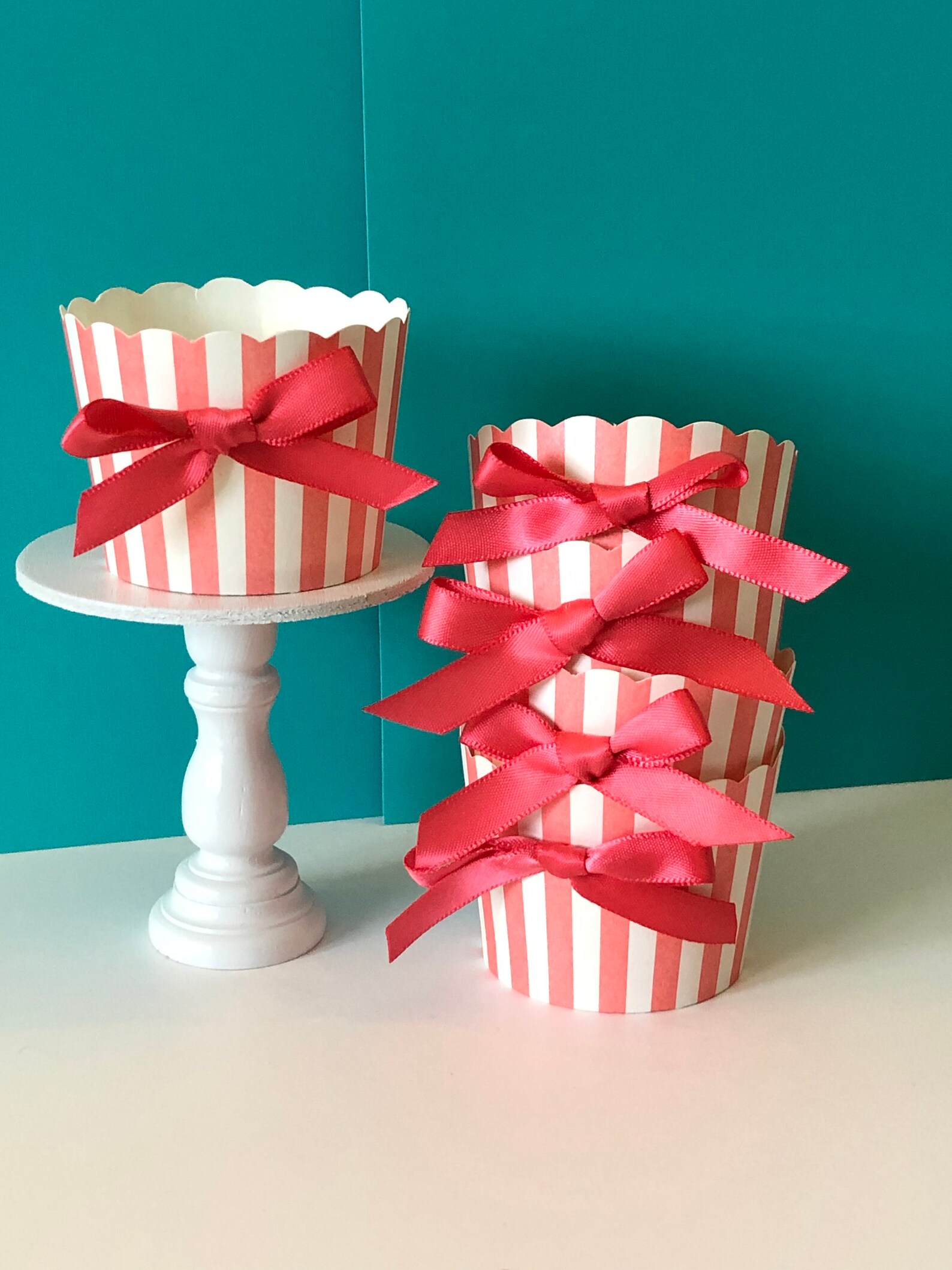 Baking Cups Decorative Paper Cups Paper Snack Cups Striped Etsy