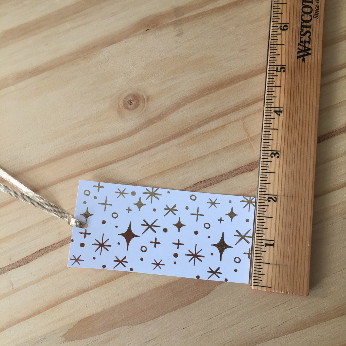 Christmas Gift Tags Holiday Favor Tags Gold stars tag 10 | Etsy