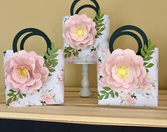Purse Favor Paper Purse Centerpiece Baby Shower Birthday Favor Bridal Shower Favor Gift Purse (26XJ)