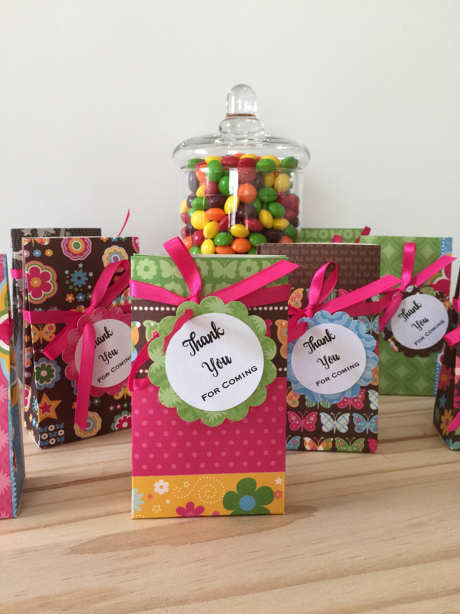 Birthday Favor Boxes Gift Boxes Treat Box Colorful Favor Box Etsy