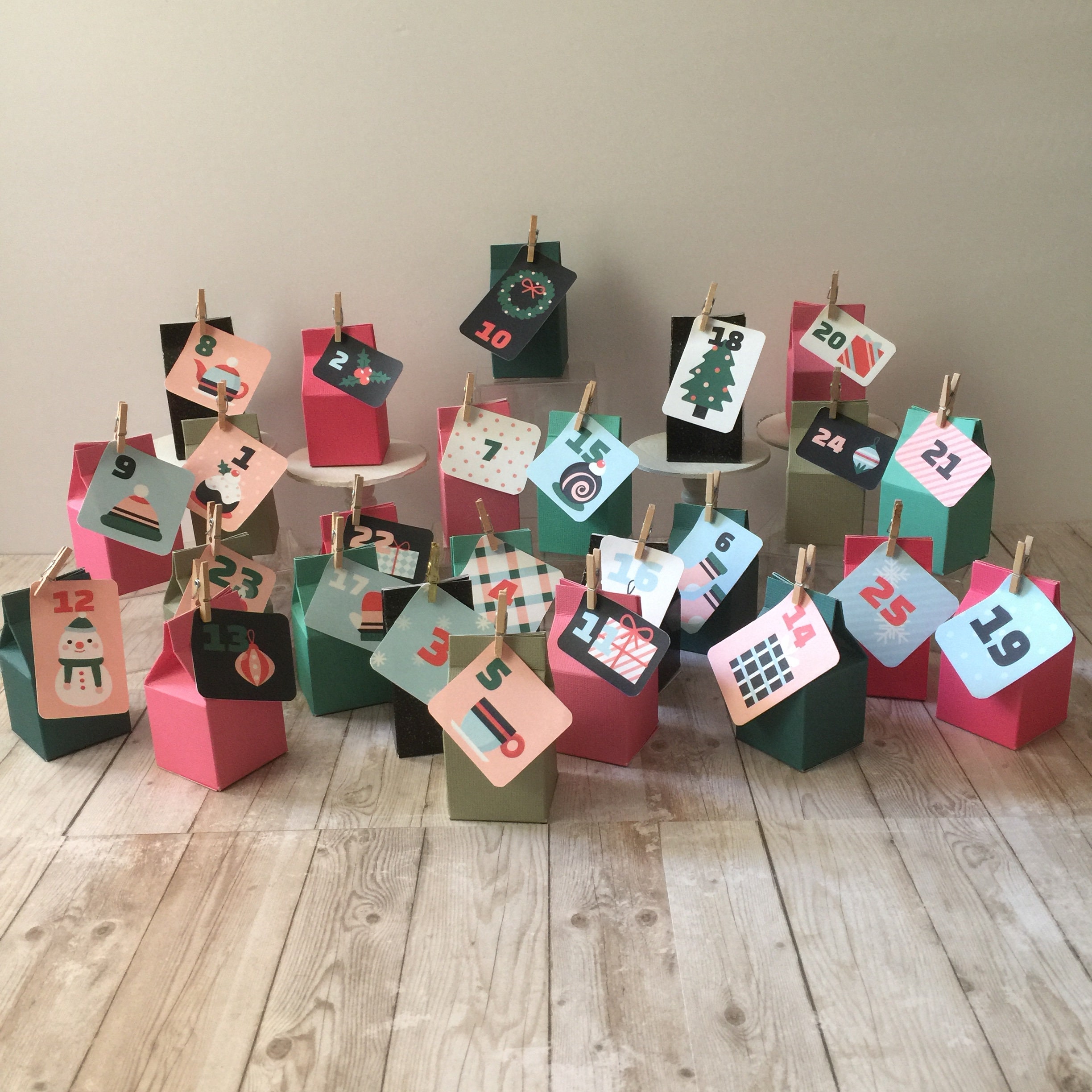 Advent Calendar For Kids Wooden Fillable Advent Calendar Personalised 