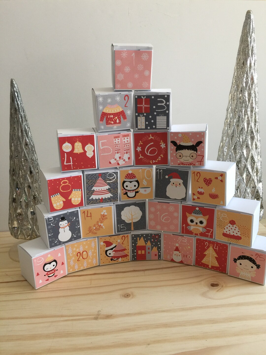 Advent Calendar Kit Advent Calendar Kit Christmas Favor Boxes Favor Advent Calendar Kit Advent Calendar Kit Christmas Favor Boxes Favor