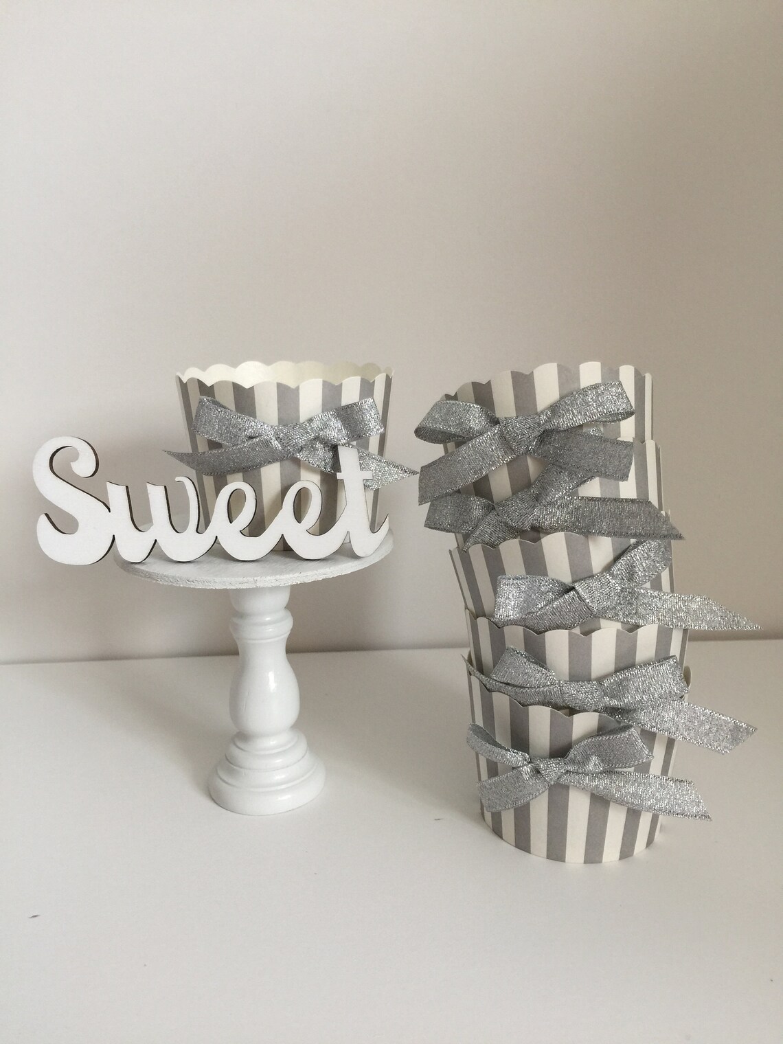 Baking Cups Decorative Paper Cups Paper Snack Cups Striped | Etsy