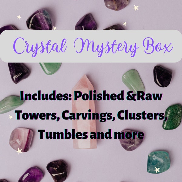 Discover the Magic of Crystals with Our Best-Selling Mystery Crystal Box Gift Set