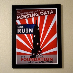 Statistics Propaganda Poster Missing Data image 1