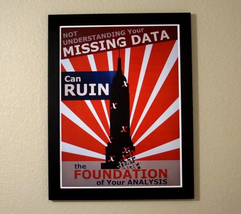 Statistics Propaganda Poster Missing Data image 1