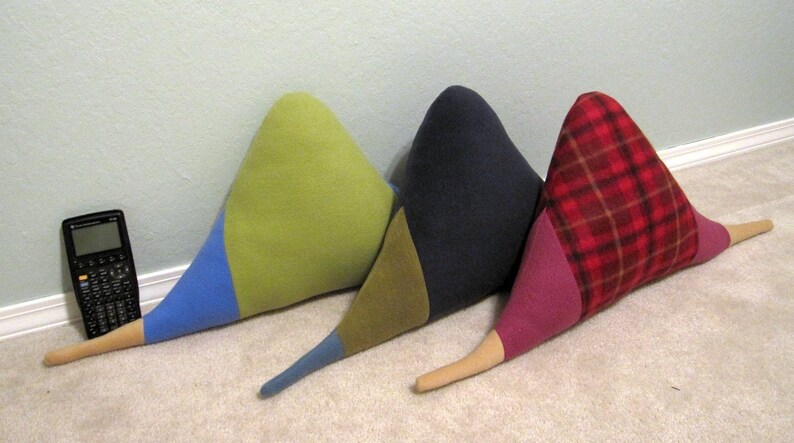 Normal Distribution Fleece Pillow Made Fleece pillowcase | Etsy