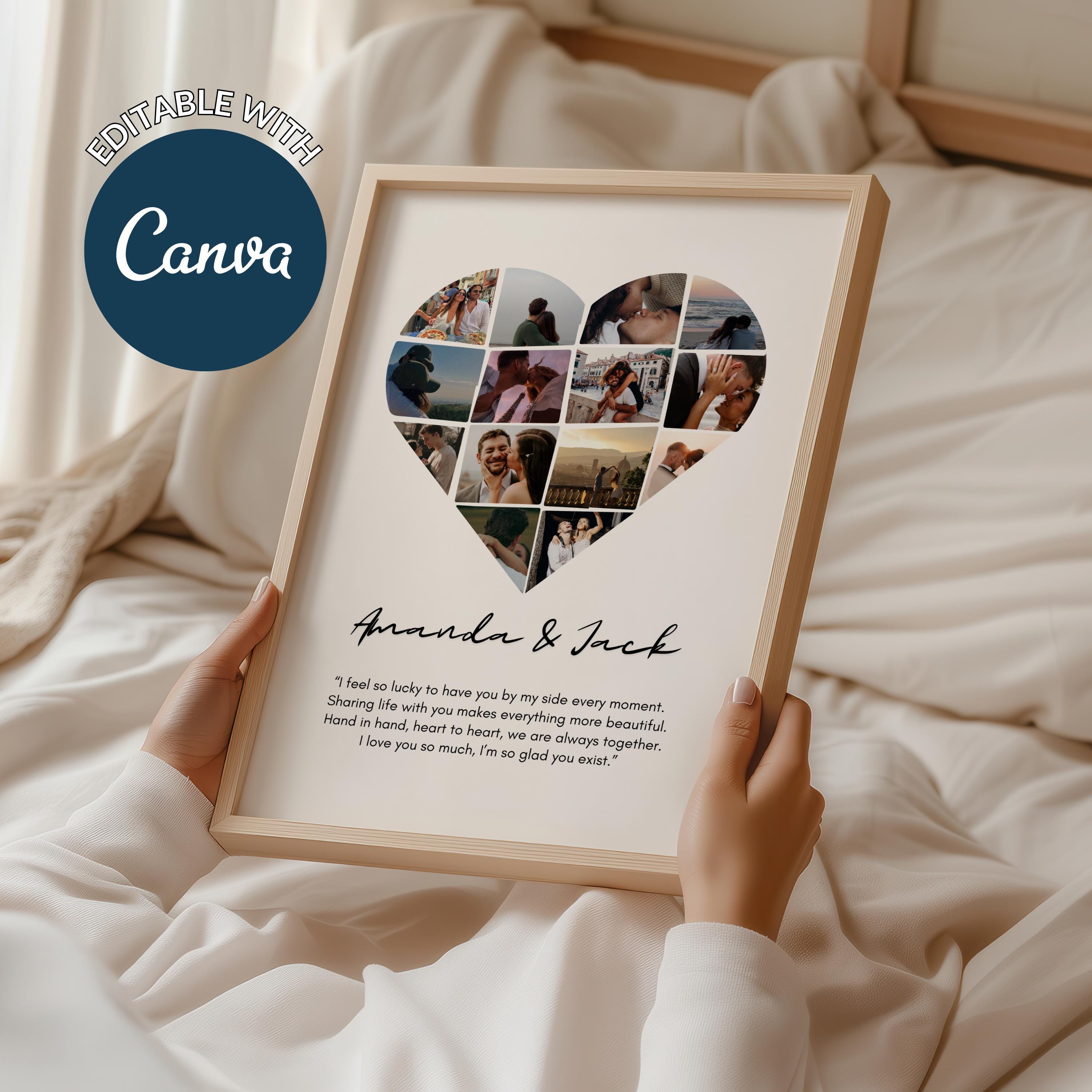 Heart photo collage - Etsy 日本