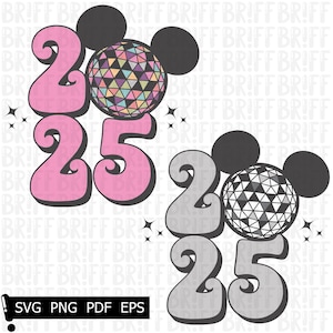 Mickey Natal Svg, Disney Natal Png, Disney Natal Casal Svg, Disneyland Png, Arquivo de corte em camadas, Disneyland, Disneyland Svg, 2025