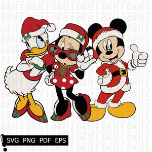Disney Merry Christmas Svg Png, Christmas Character, Christmas Squad Svg, Christmas Friends Svg, Holiday Season Svg Christmas shirt Png, Eps
