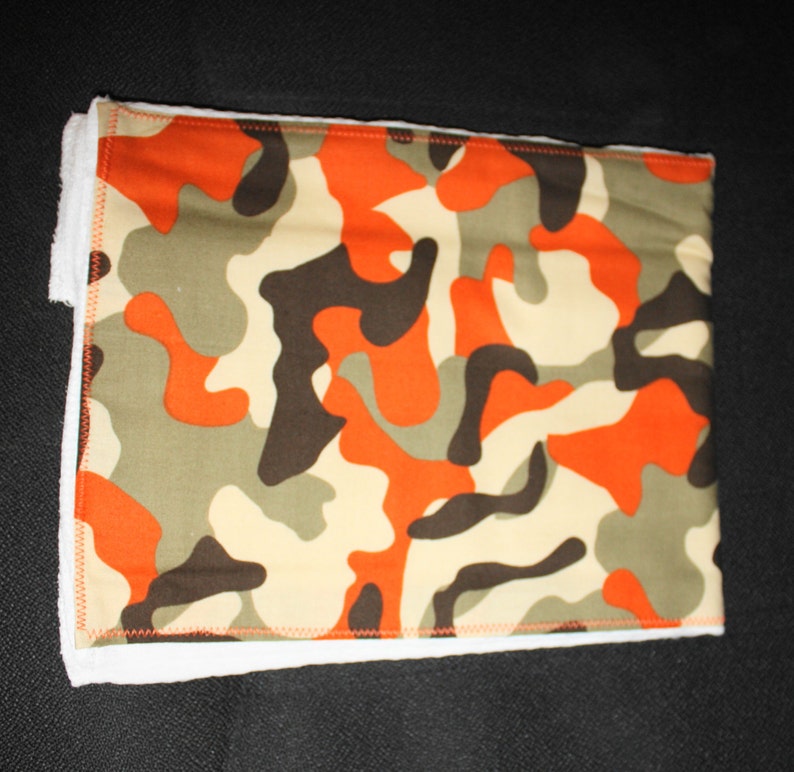 Camo burp cloth