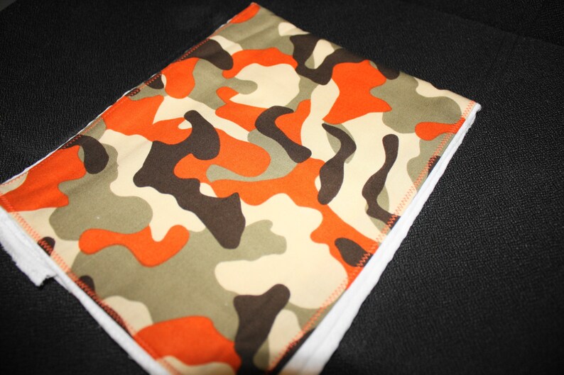 Camo burp cloth
