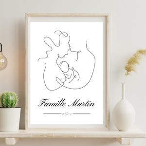 Póster familiar para personalizar.