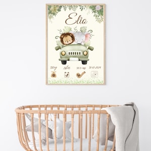 Póster infantil personalizado