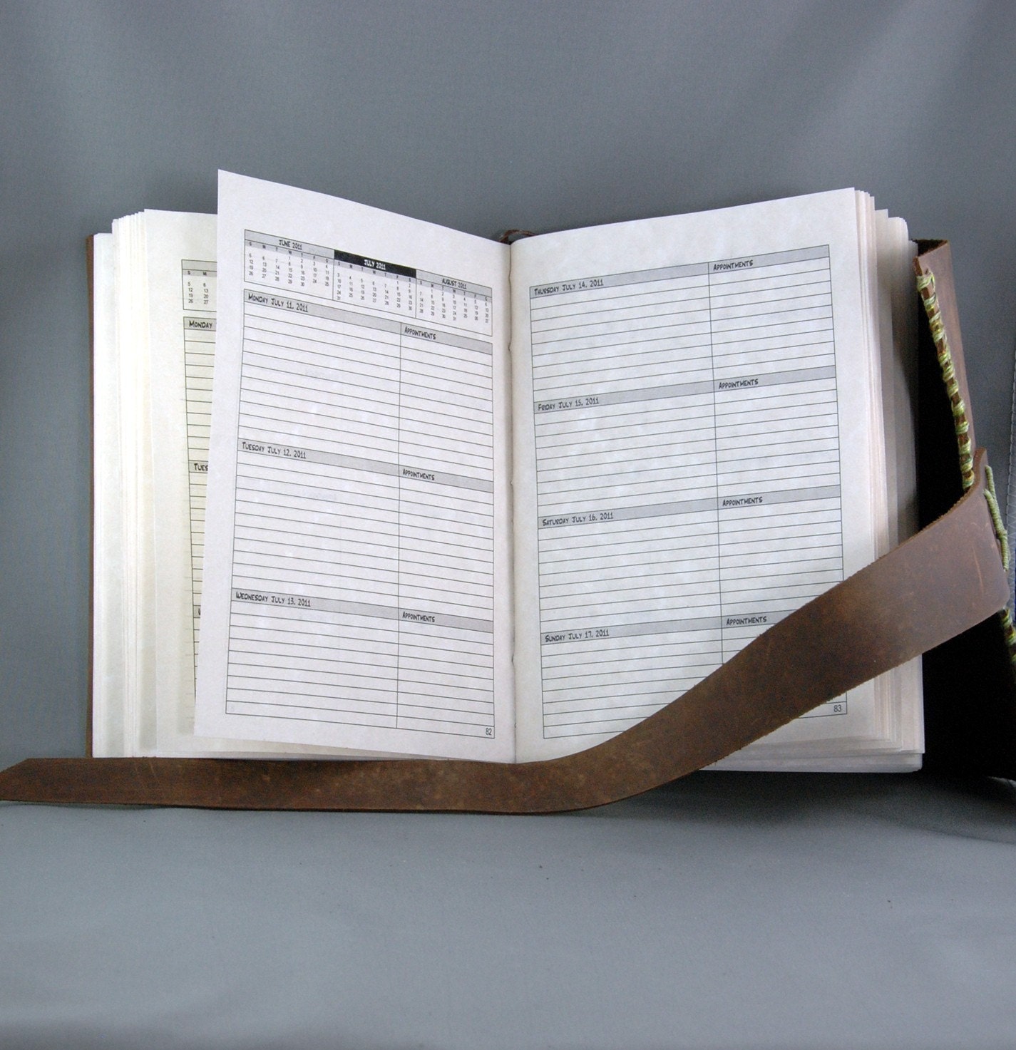 Custom Leather Day Planner for the Adventurous Soul Etsy