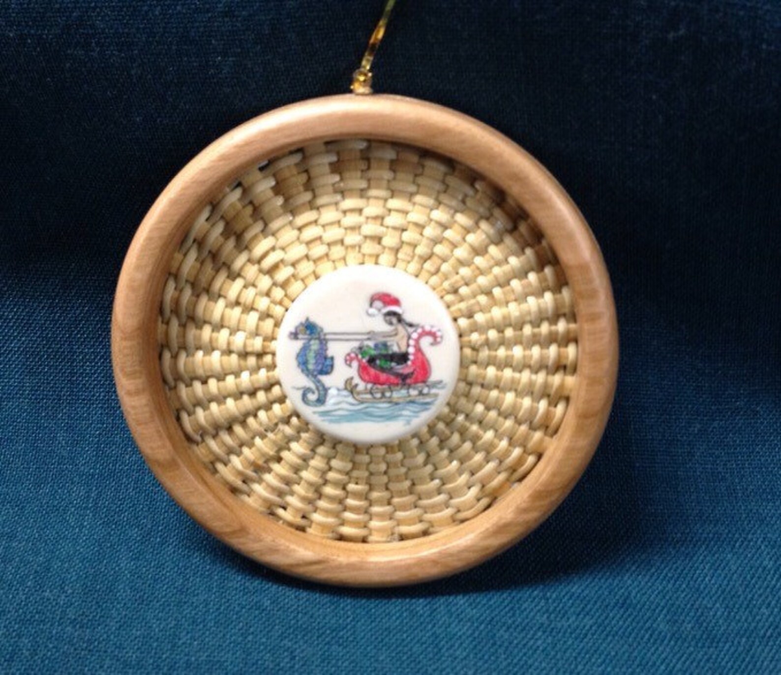 Nantucket Basket Christmas Ornament Kit Etsy