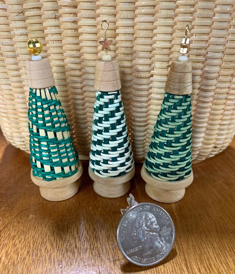 Nantucket Basket Mini Christmas Tree Ornament Kit Etsy